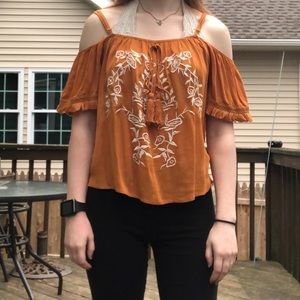 cold shoulder top